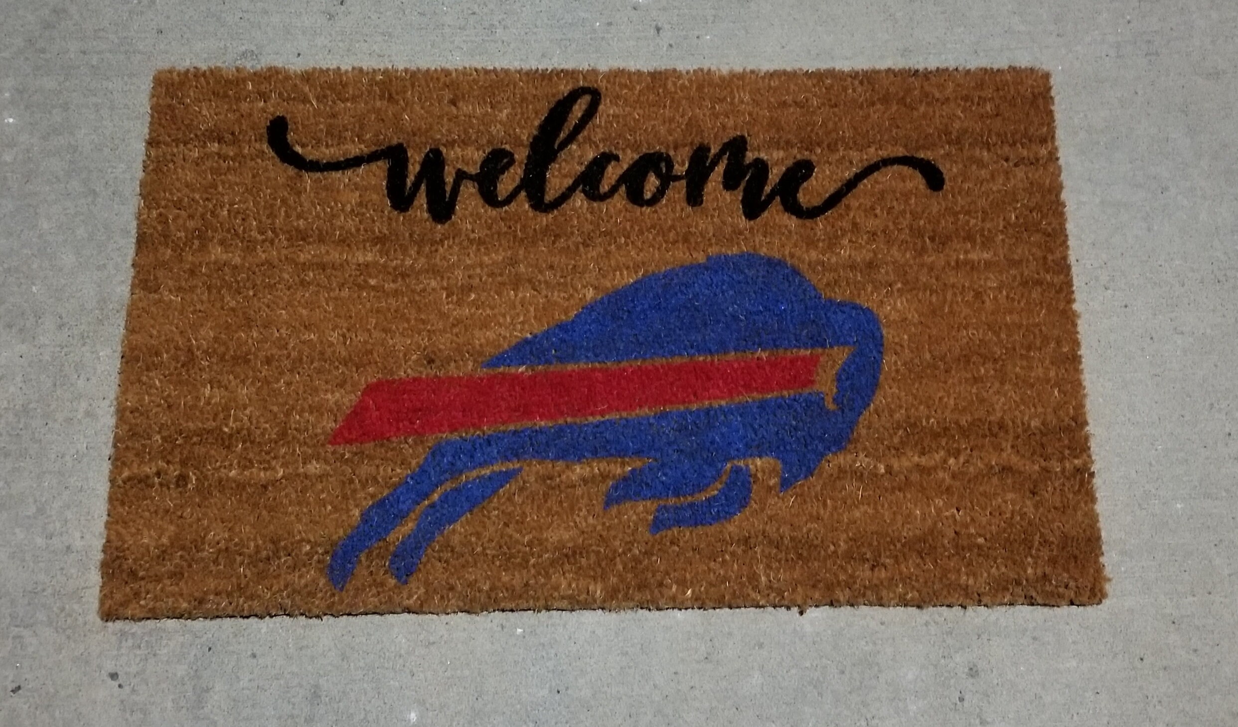 24x36 Buffalo Bills Door Mat / Buffalo Bills Door Mat Etsy