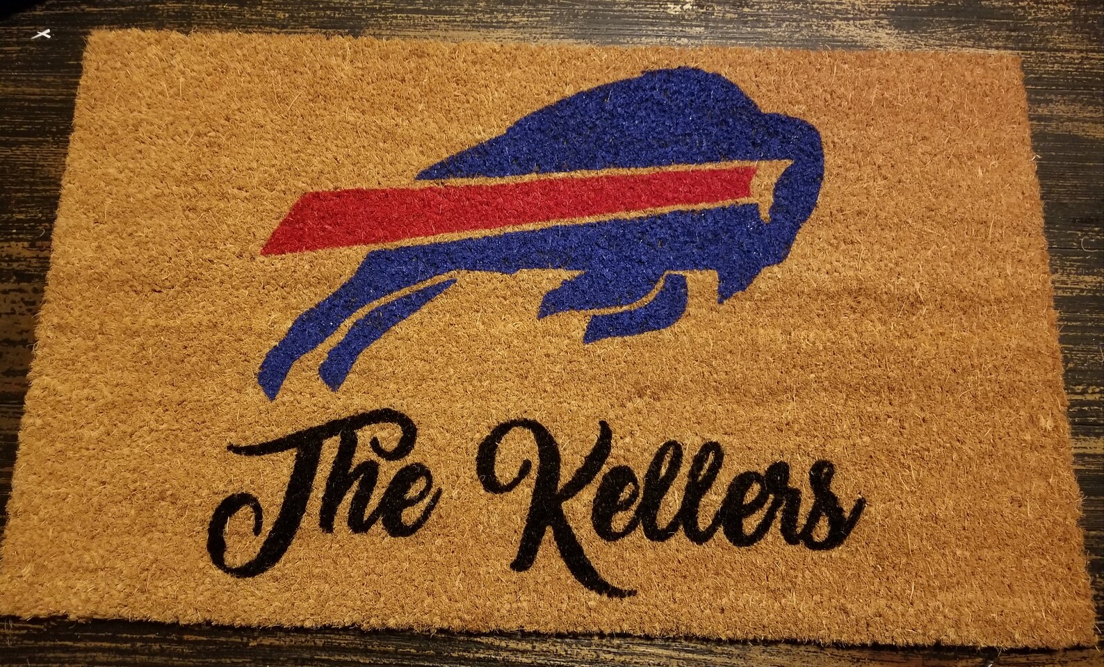 18x30 Buffalo Bills Door Mat / Buffalo Bills Door Mat Etsy