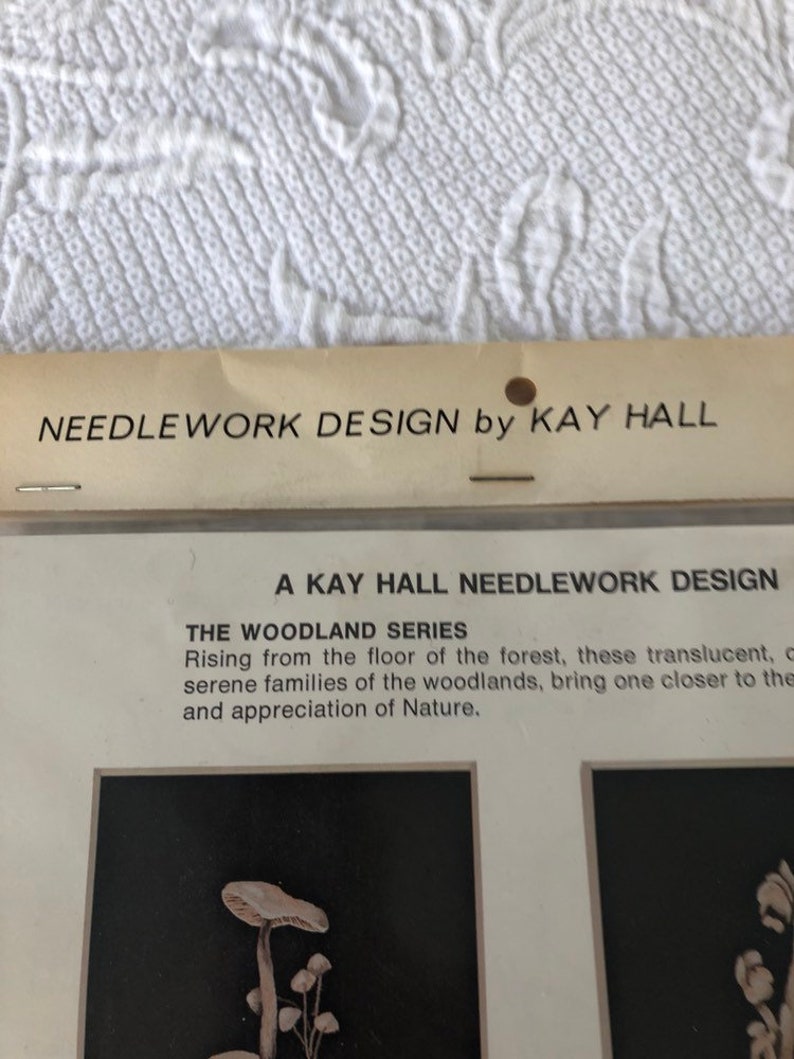 Kay Hall Needlework Design Jack in the Pulpit Embroidery Crewel Kit Woodland Design