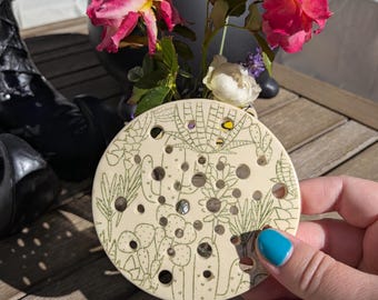 Handmade Ceramic Flower Frogs