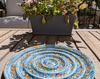Ceramic Pollinator Pool Bee Bath (Choose your Color!)