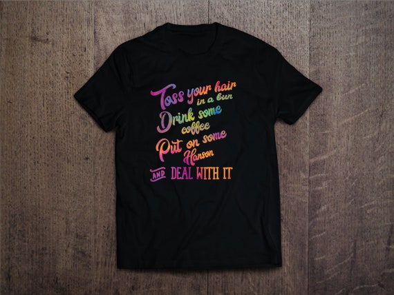 Listen To Hanson Shirt Tie Dye Watercolor Unisex Adult Etsy