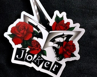 Joker Persona 5 Inspired | Clear Vinyl Sticker