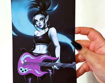 Ember McLain DP Y2K Cartoon Matte Art Print - Choice of 2 Sizes