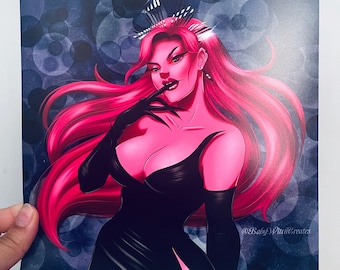 Persephone Goddess of Spring & the Underworld Giclee Print | Greek Mythology Wall Art 8x8