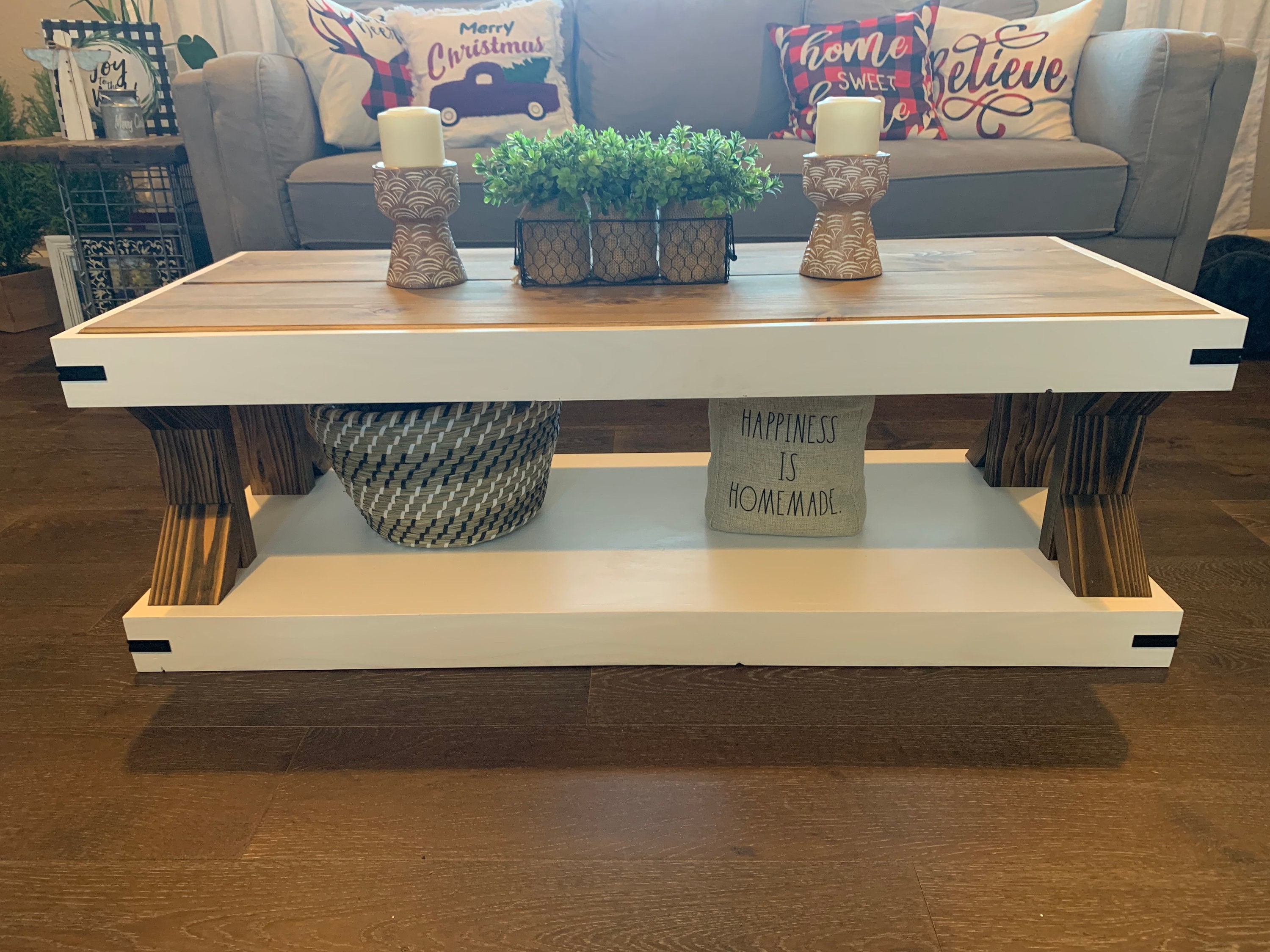 Farmhouse Coffee Table Etsy