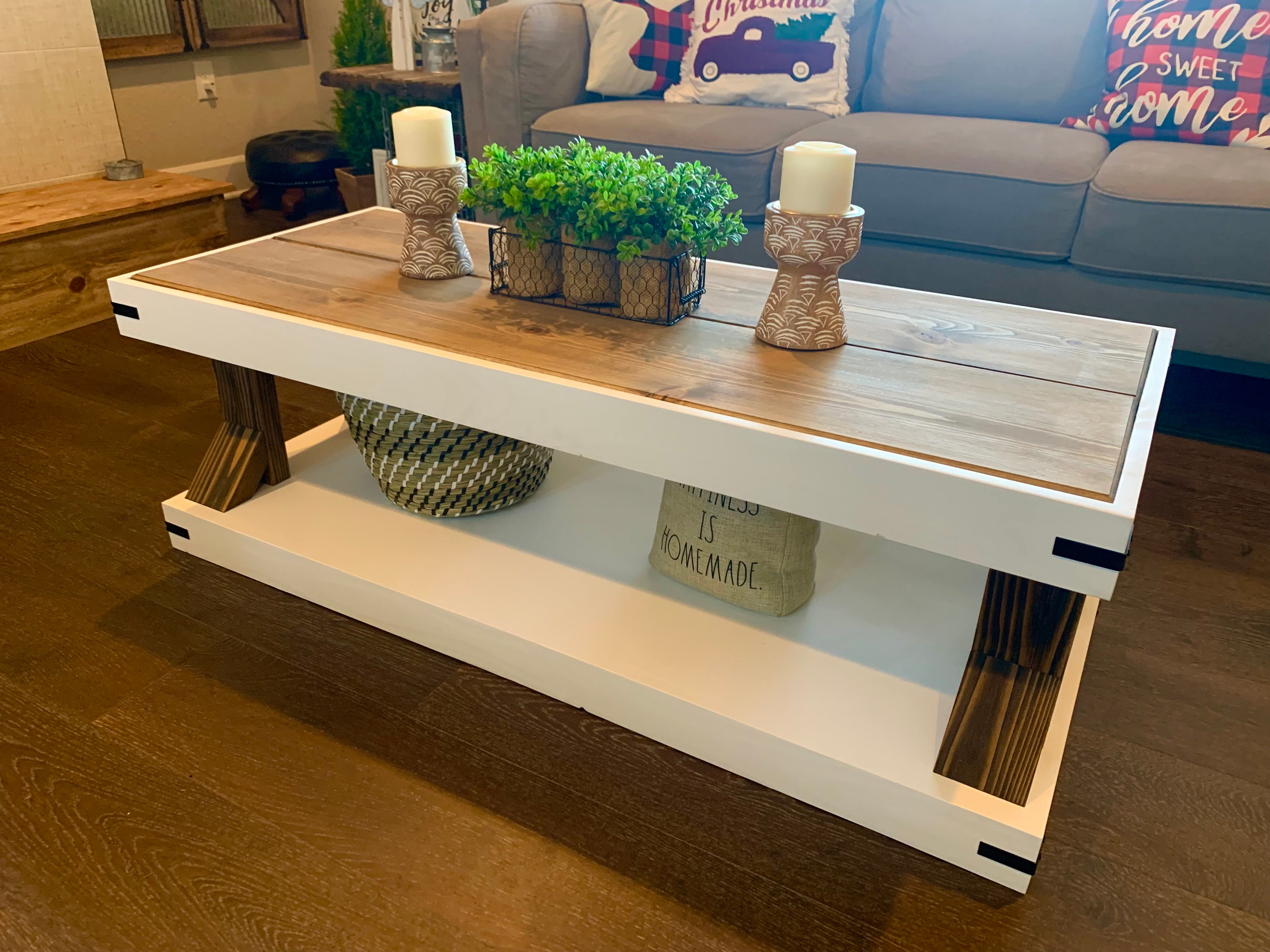 Farmhouse Coffee Table Etsy