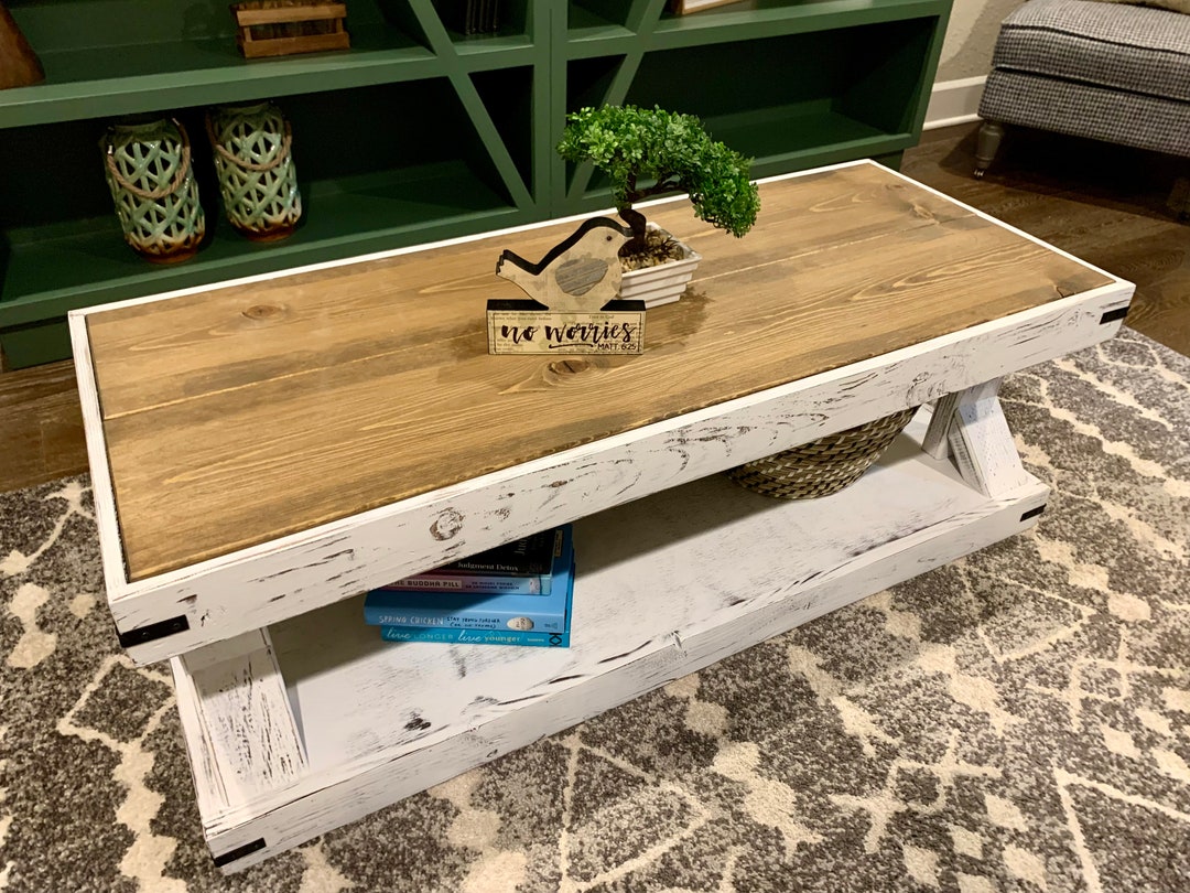 Farmhouse Coffee Table Etsy