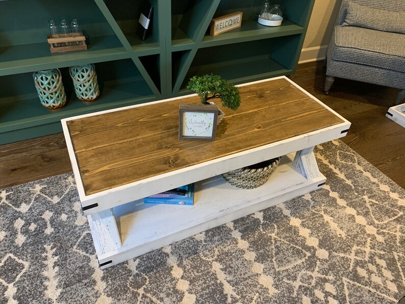 Farmhouse Coffee Table Etsy