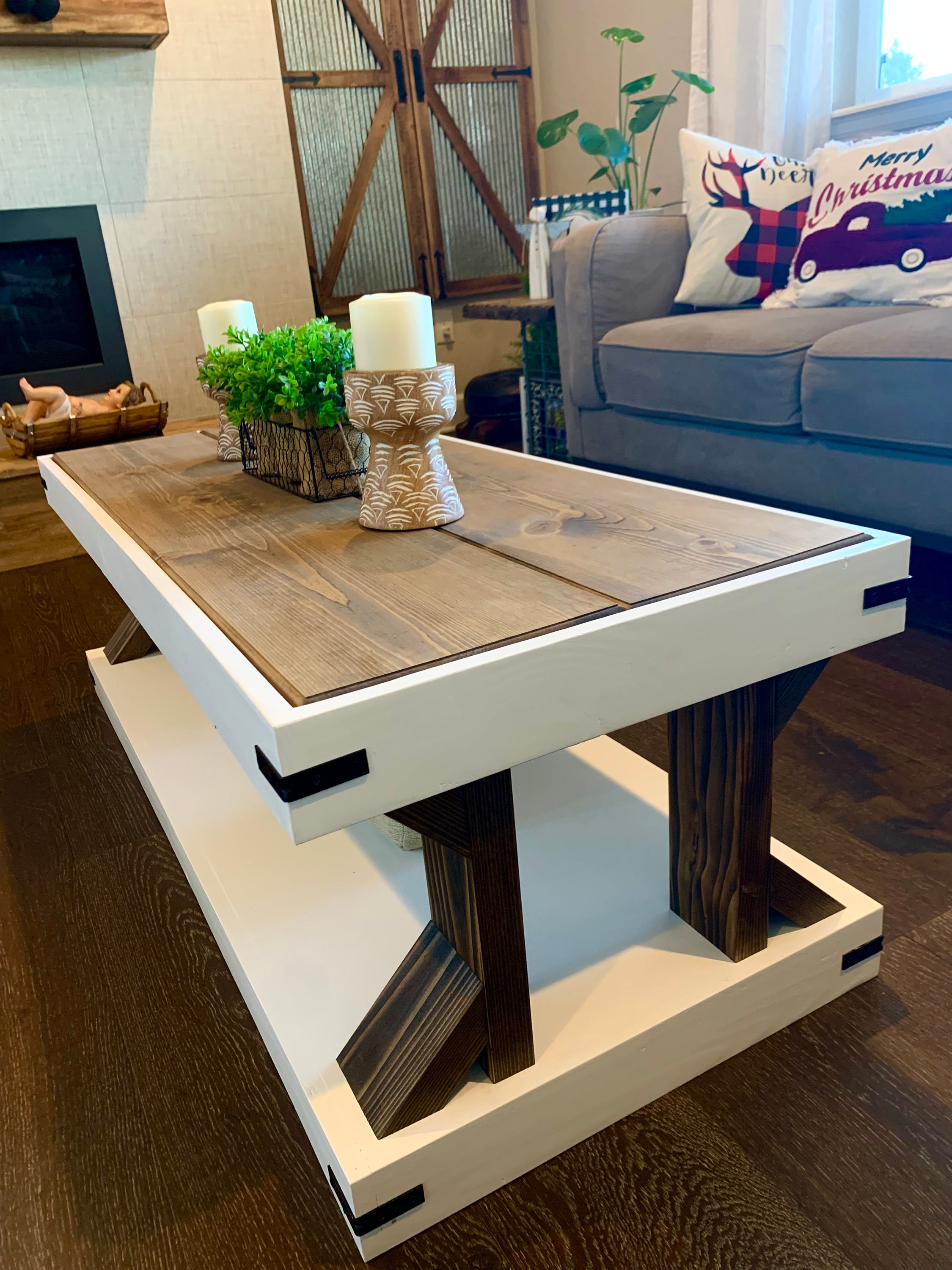 Farmhouse Coffee Table Etsy