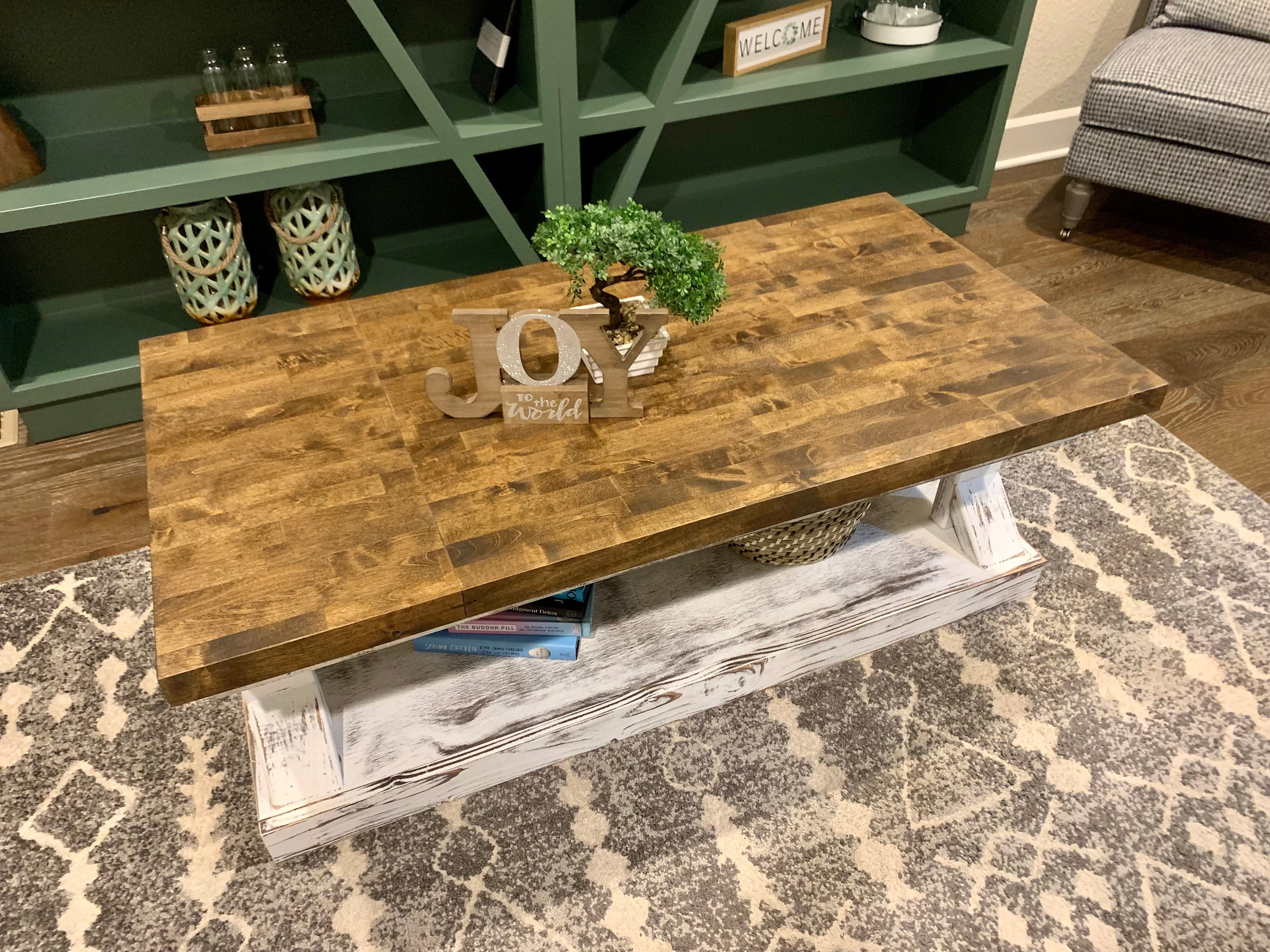 Farmhouse Coffee Table Etsy
