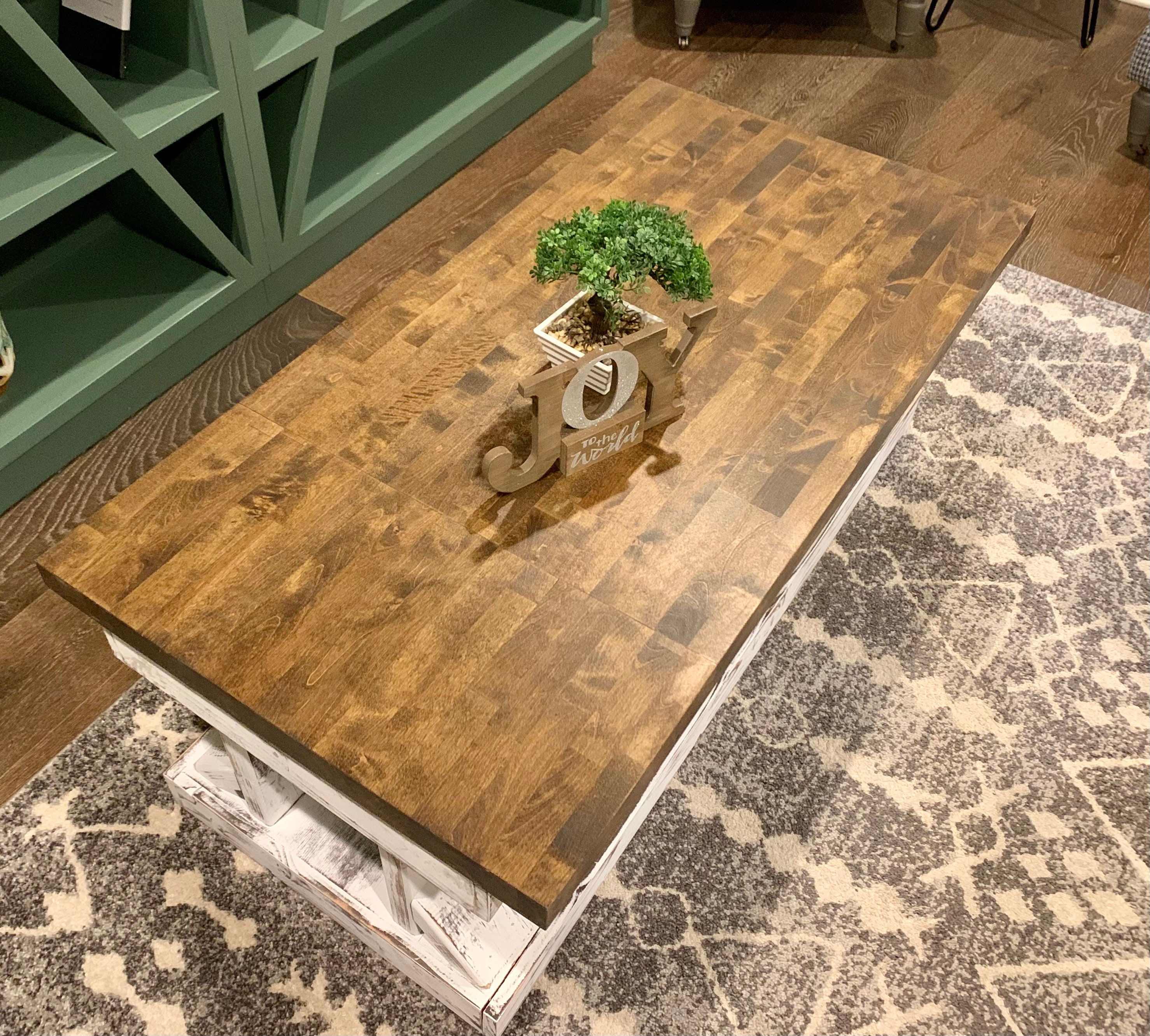 Farmhouse Coffee Table Etsy