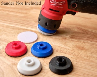 2-Inch Round M12 Fuel Orbital Detailed Sander Replacement Sanding Pads: 3D printed with PETG (Optional 2 or 4 Pads with your order)