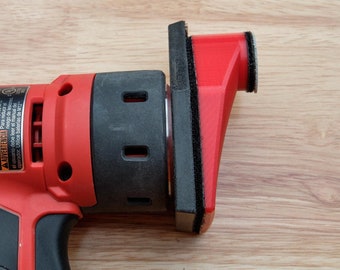 1-Inch M12 Fuel Detailed Orbital Sanding Disk Adaptor - 3D Printed Tool for Sanding Miniature Parts or small laser engravings on wood