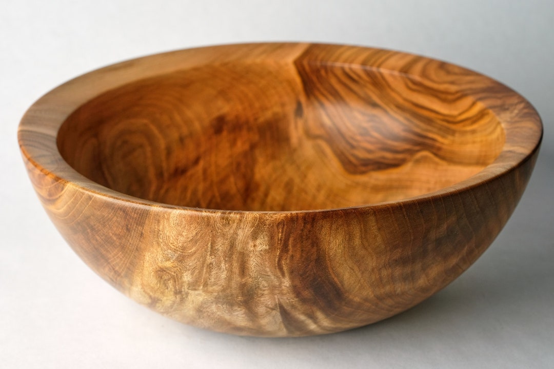 Pistachio Wooden Bowl 93/4in Etsy