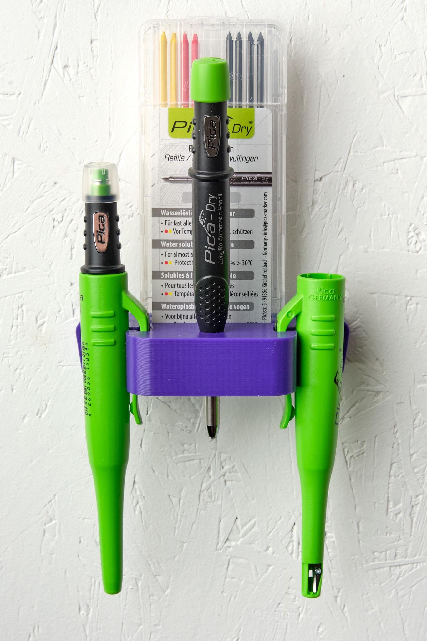 Pica-dry 3030 & 7070 Mechanical Pencil Wall Mount Storage Solution