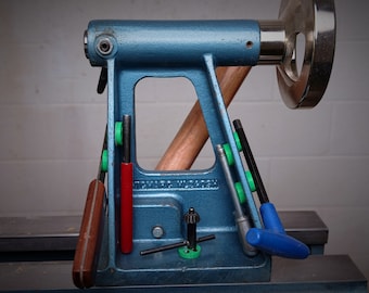 Plastic-Encased Magnetic Tool Holder with adhesive backing: Keep Your Tools Secure on your wood lathe, drill press, or tool box.