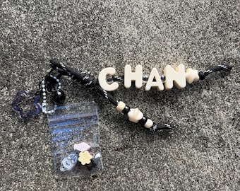STRAY KIDS Kpop Custom Zipper Bag Charm Keychains - Large