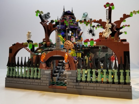 lego halloween house