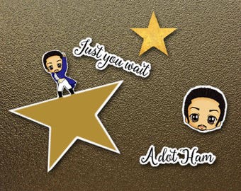 Chibi Ham - Hamilton inspired Stickers by Mary Layton