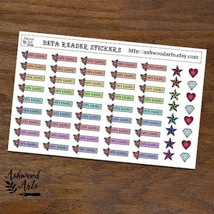 Tattoo thema schrijver Essentials planner stickers Ashwood arts