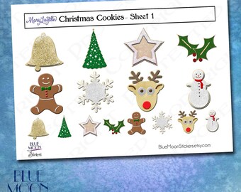 Mary Layton Weihnachten Cookies süße Yule Art Aufkleber