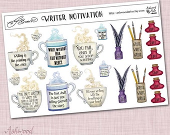 Amy Brown Writer Motivation Stickers Ashwood Arts