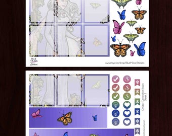 Ostara Easter Spring Artwork Erin Condren Planner Weekly Sticker Set