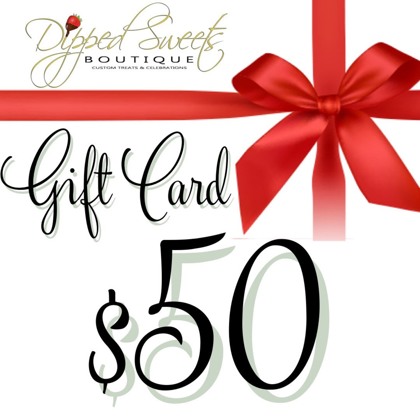 Electronic Gift Card EGift Certificate Christmas Gift Etsy