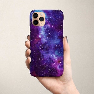 Purple Iphone 11 Pro Case Outer Space Iphone 11 Phone Case Etsy