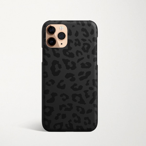 Subtle Black Leopard Print Samsung Galaxy S20 Case Galaxy S10 Plus S20 Ultra Cover for S9 Plus S8 S7 Edge S6 S5 S20 FE S10E Phone Case