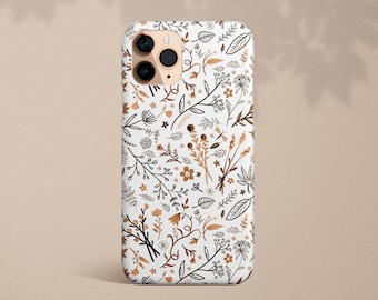 Floral Pattern iPhone 12 Case for iPhone 11 Pro Max Cover Flower Design Cute Gift 12 Pro Max 11 XR X XS Max 8 Plus 7 Plus Se 2 12 Mini 6S 6