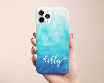 floral print case personalised name S10 8 Samsung S8 X iPhone 6 7 S9 Custom initial Case For pastel case 12 Pro Max ombre case