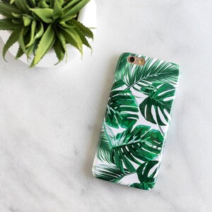 Tropische Blätter iPhone 11 Pro Max Hülle iPhone 11 Hülle iPhone 11 Pro Max Hülle iPhone 11 Pro Hülle iPhone 11 mit Tropischen Blättern Sommer Palme Bananenblätter Bild 2