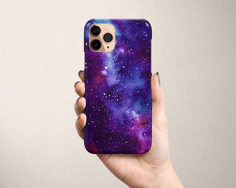 Paarse Galaxy iPhone X-hoesje, harde case voor iPhone 8, Outer Space iPhone 8+ Case, iPhone 7 Case Space, iPhone 6S-telefoonhoesje, iPhone SE