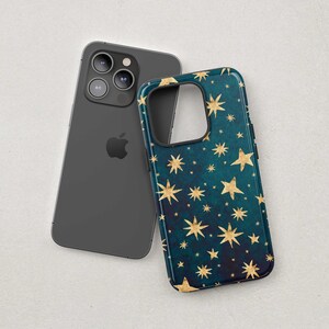 a phone case with a star pattern on it