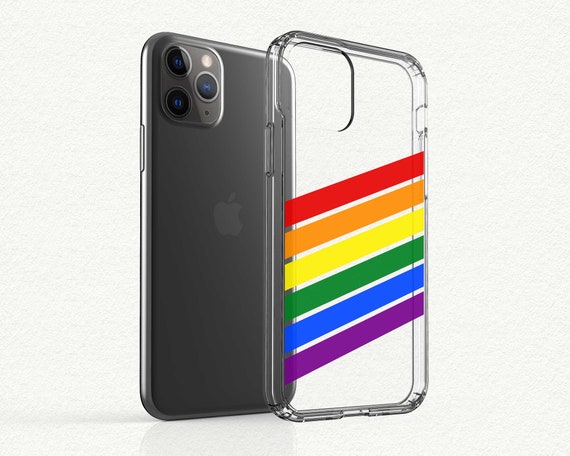 Gay Pride Phone Case 12 Pro Max Iphone 11 Case Clear Xr Etsy Denmark