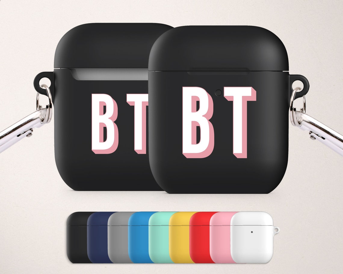 Airpod Case Personalized With Initials Custom Airpod Pro Case Etsy