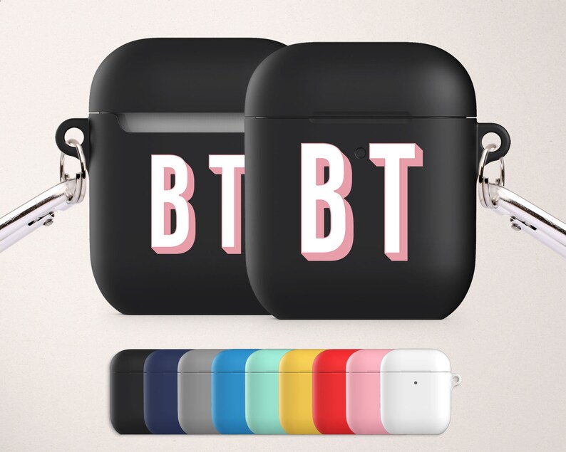 Airpod Case Personalized With Initials Custom Airpod Pro Case Etsy