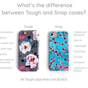 Pink Marble iPhone 8 Plus Case, iPhone 6 Plus Marble Case, iPhone 6 Case Marble, Pink iPhone 6S Plus, iPhone 7, iPhone SE Case Marble image 3