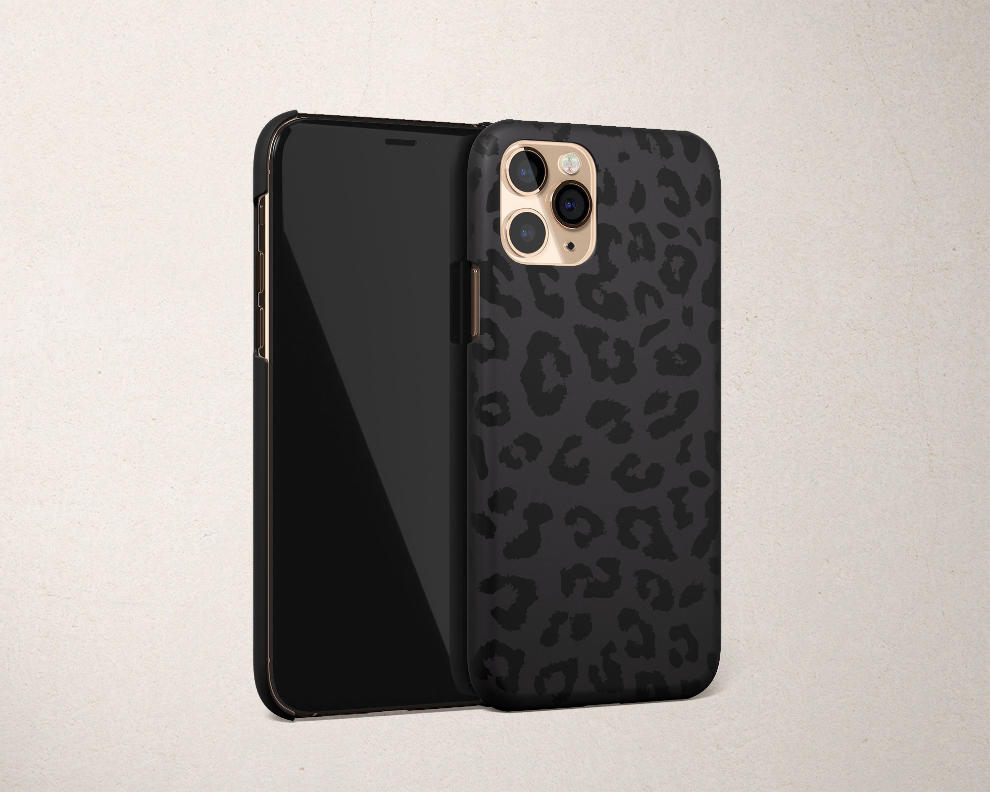 Black Leopard iPhone Case –