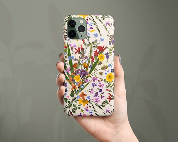 Floral Google Pixel Phone Case Pixel 4 Case Pixel 3A Case 4A 5G 4XL 3XL  3AXL 2 XL Pressed Flower Rainbow Design Pattern Pixel 5 Case 