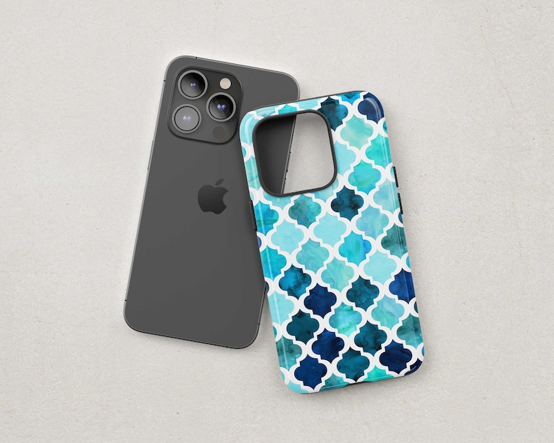 a phone case with a pattern on it
