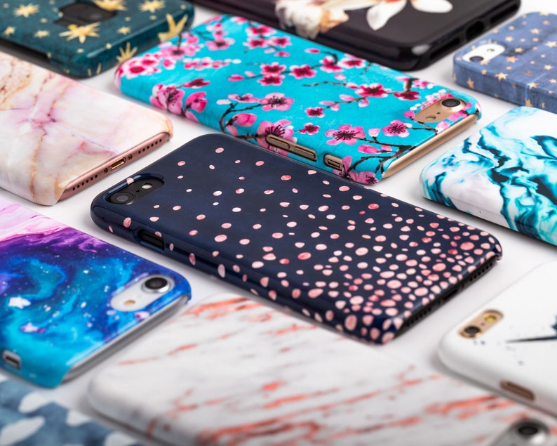 Blue Gold Stars Galaxy S21 Ultra Case Blue Samsung Galaxy S8 S7 S6 Galaxy Note 9 10 20 Case S9 Plus Pretty Phone Case S20 FE S10 S10E A51 5G image 10