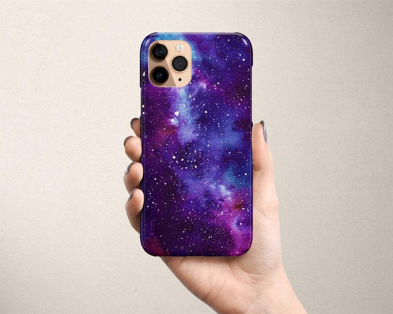 Purple Outer Space Google Pixel Phone Case for Google Pixel 10 9 8 Pro 7 6 XL Celestial Star Design image 1