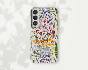 Rainbow Flower Phone Case for Samsung Galaxy S22 S23 Plus S24 Ultra S21 S20 FE S10 Note 20 10 9 A51 5G A71 Cute Gift Trendy Floral Aesthetic