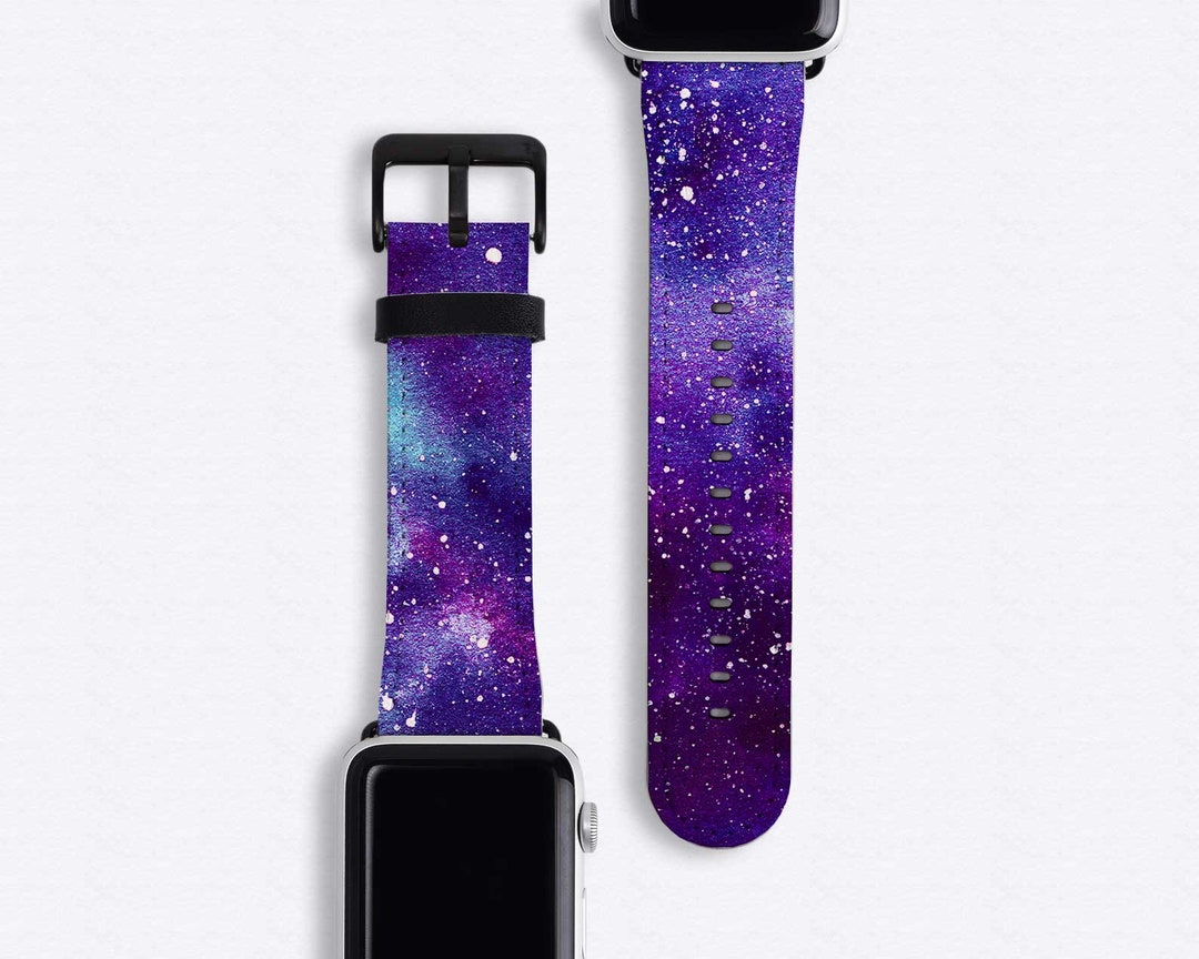 Leather Embroidery Designer Apple Watch Band Strap For iWatch Series SE  6/5/4/3/2/1