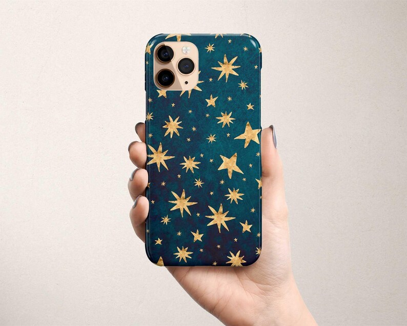 Google Pixel Case with Stars Blue Green Google Pixel 10 Pro 9 8 Pro 7 6 XL Teal Celestial Star image 3