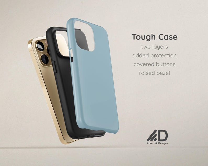 a phone case with two layers of protective material