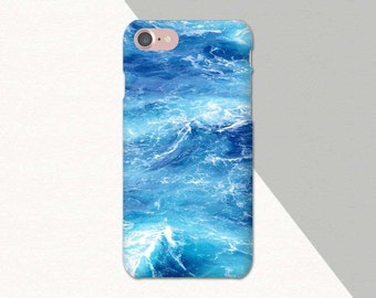 Ocean Phone Case, iPhone 8 Case Water, iPhone X Case Ocean, iPhone 8 Plus Blue, iPhone 7 Phone Case Nautical, iPhone 6S Case Waves, iPhone 6